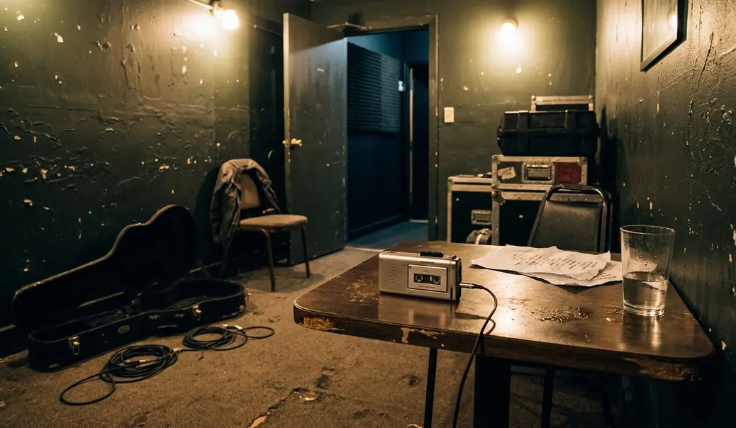 Image showing green room